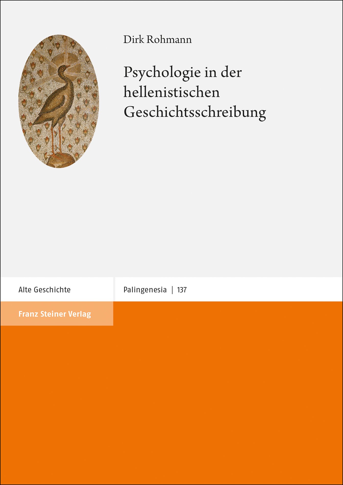 Psychologie in der hellenistischen Geschichtsschreibung