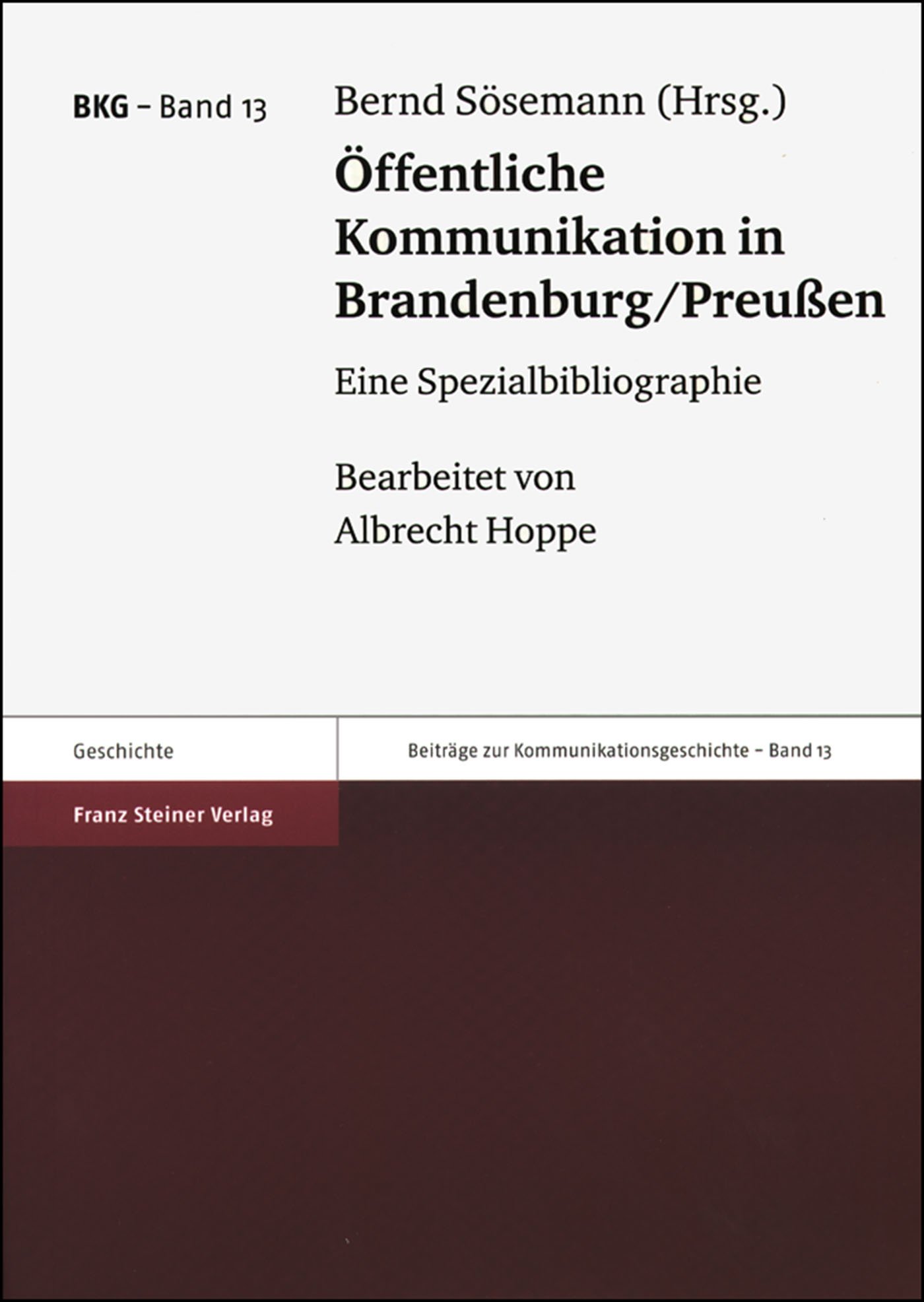 Öffentliche Kommunikation in Brandenburg/Preußen