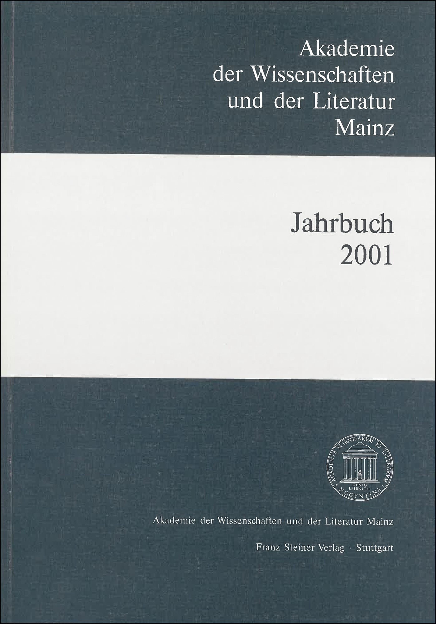 Akademie der Wissenschaften und der Literatur Mainz – Jahrbuch 52 (2001)