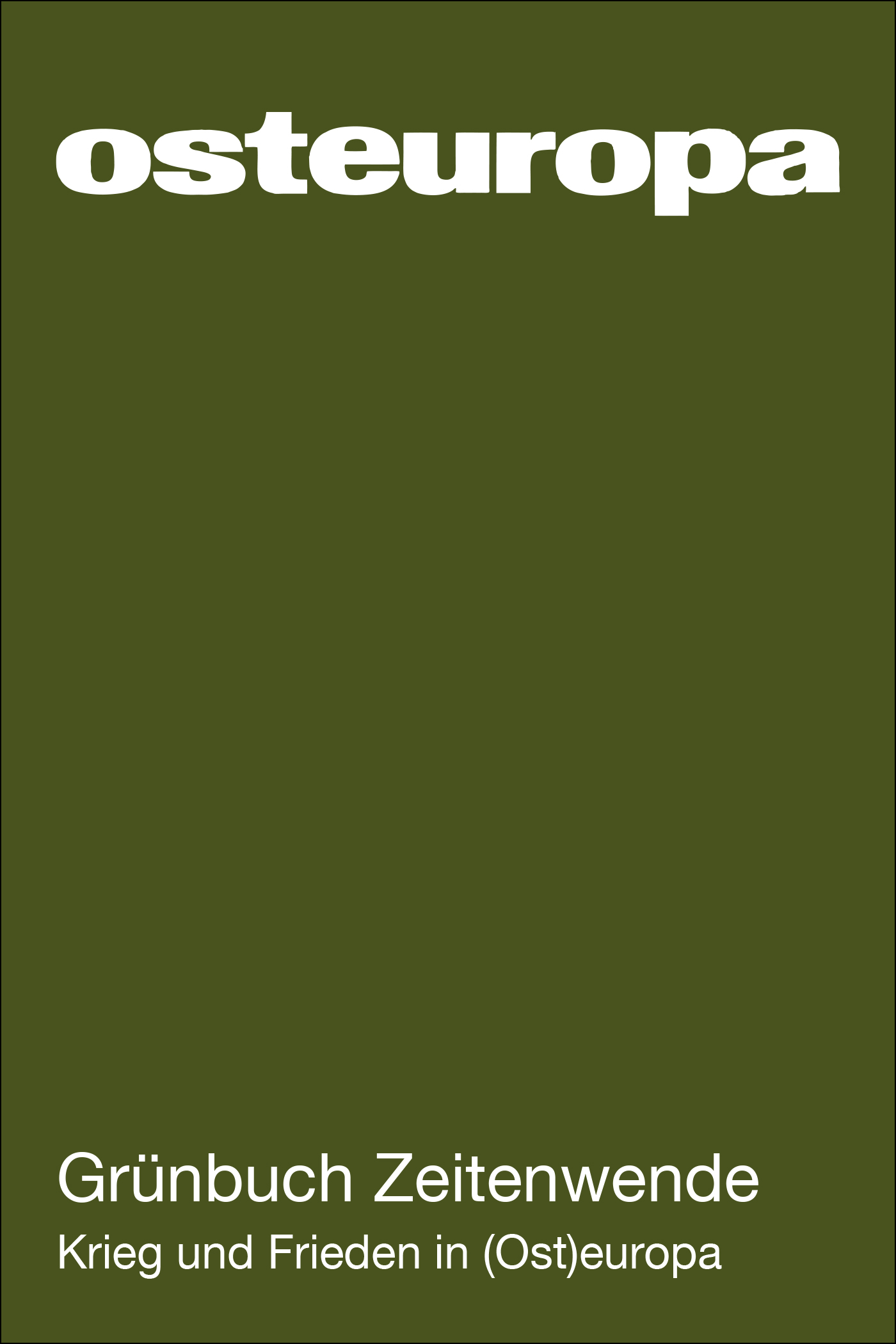 Osteuropa 75 (2025) 8–9