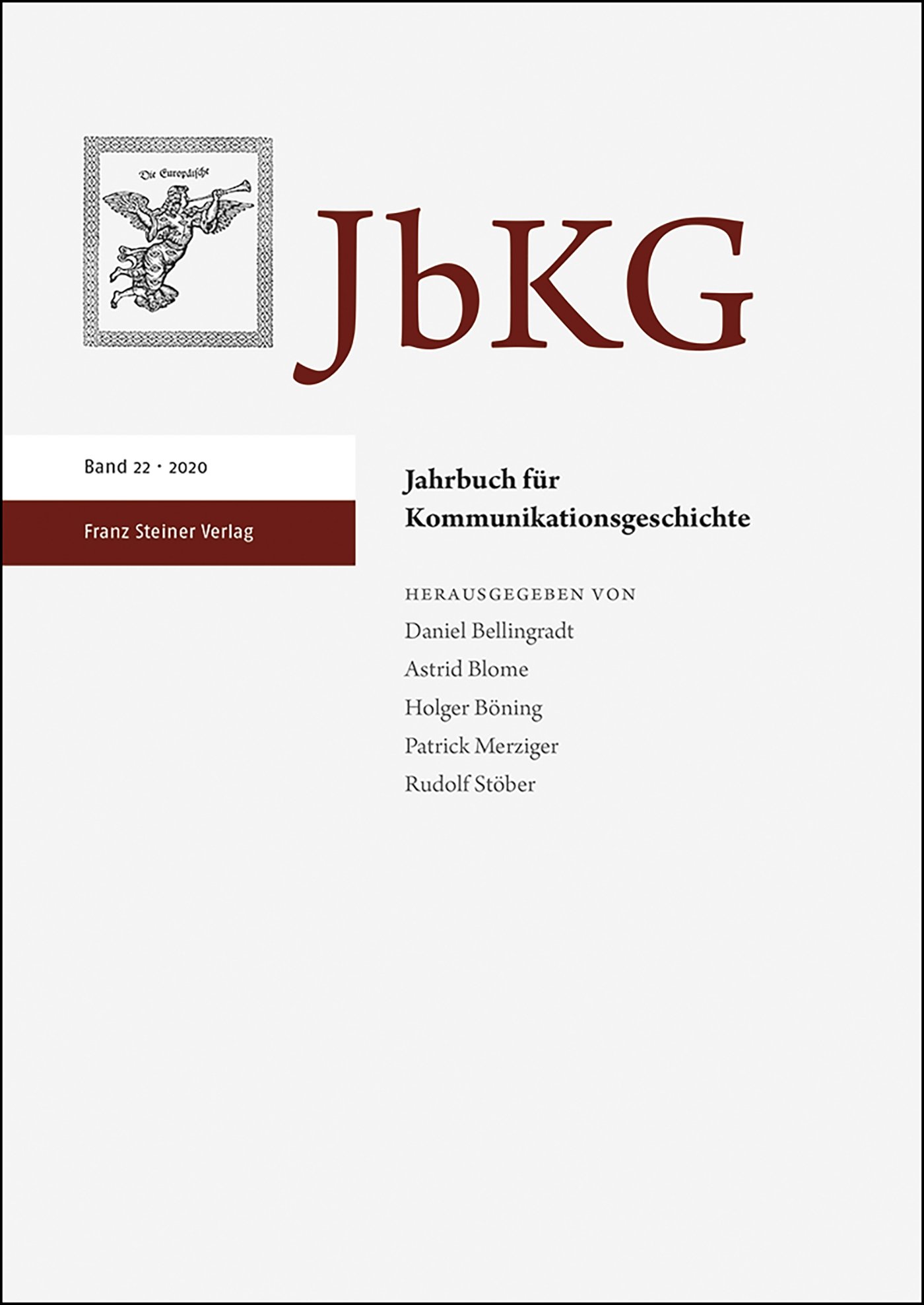 Jahrbuch für Kommunikationsgeschichte 22 (2020)
