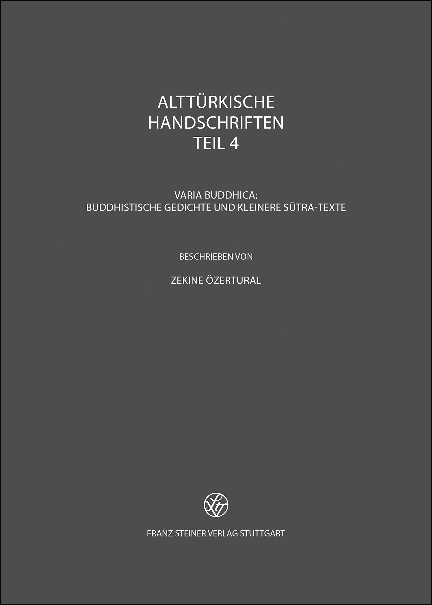 Alttürkische Handschriften