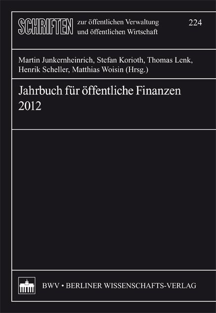 Jahrbuch für öffentliche Finanzen 2012
