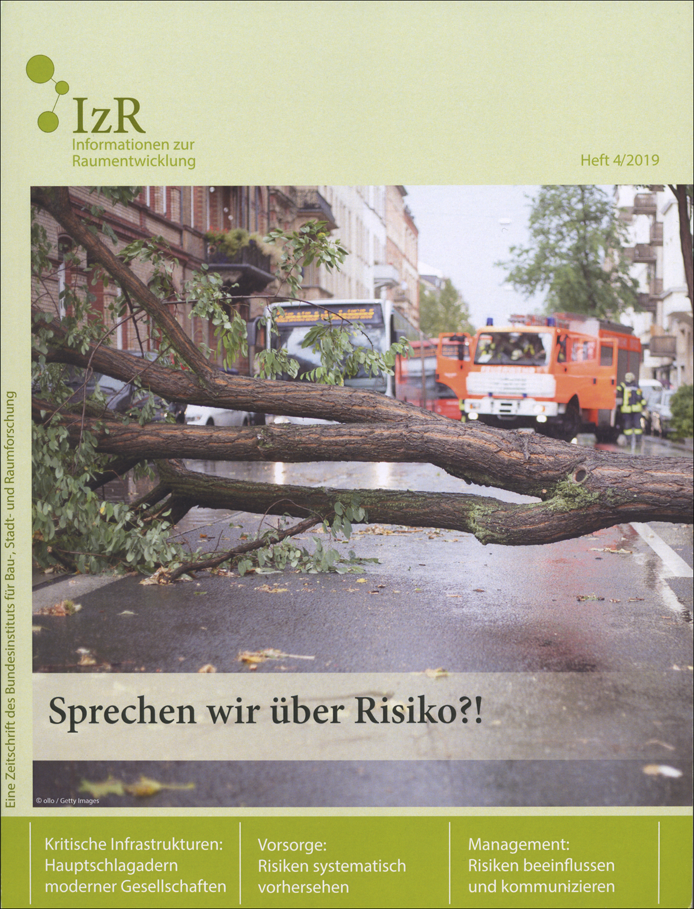 Cover der Zeitschrift IZR Heft 2019/4