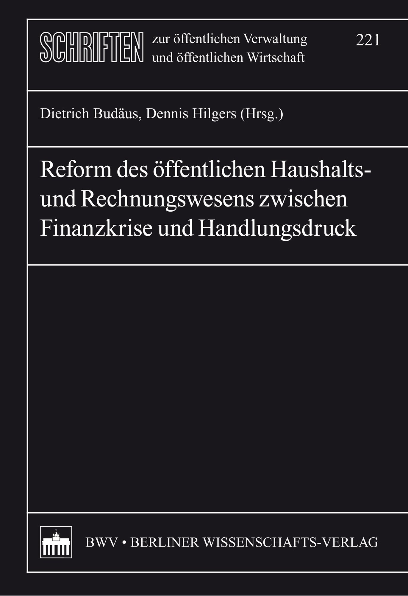 Reform des öffentlichen Haushalts- und Rechnungswesens zwischen Finanzkrise und Handlungsdruck