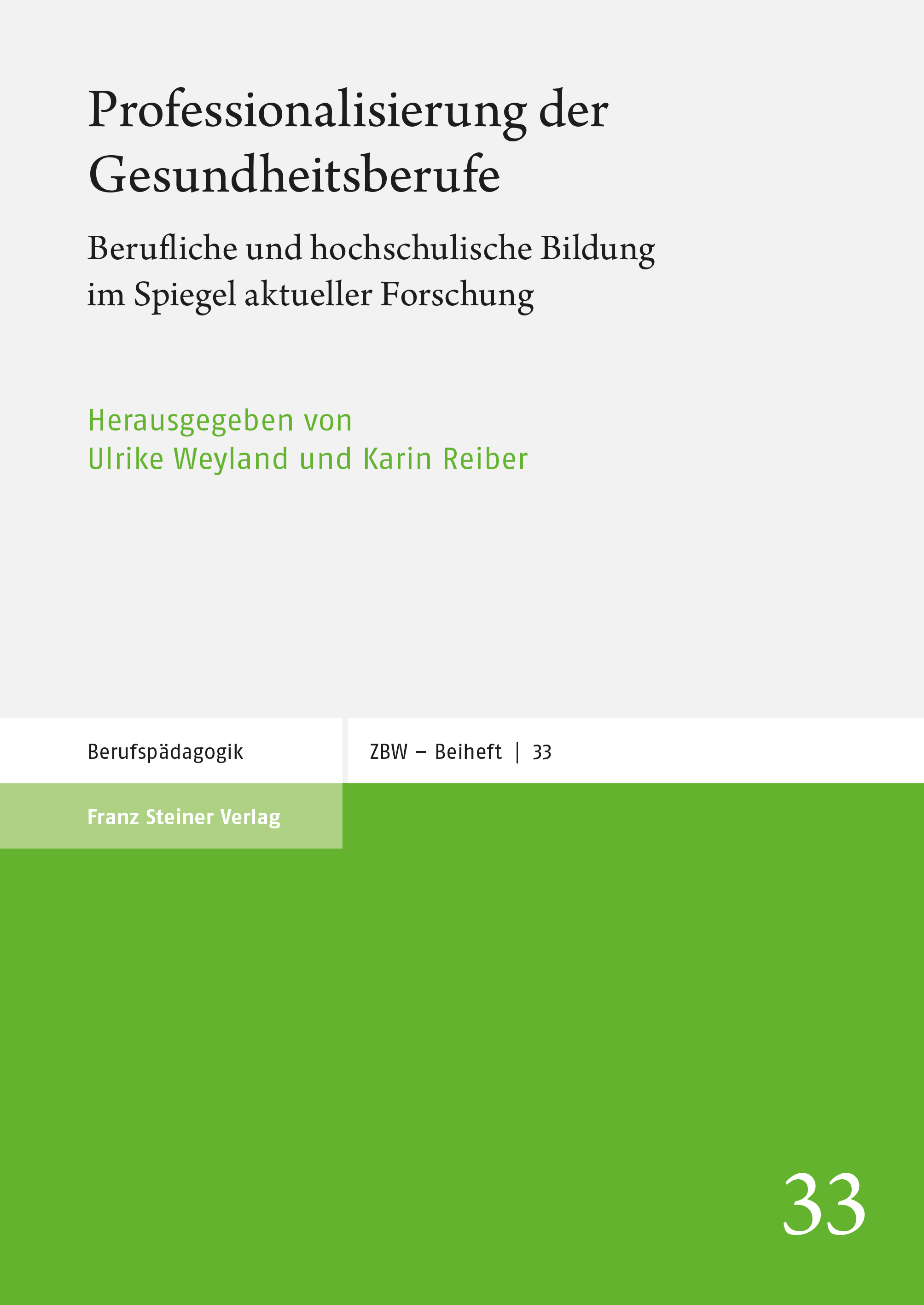 Professionalisierung der Gesundheitsberufe