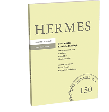 Cover Hermes 150. Jahrgang