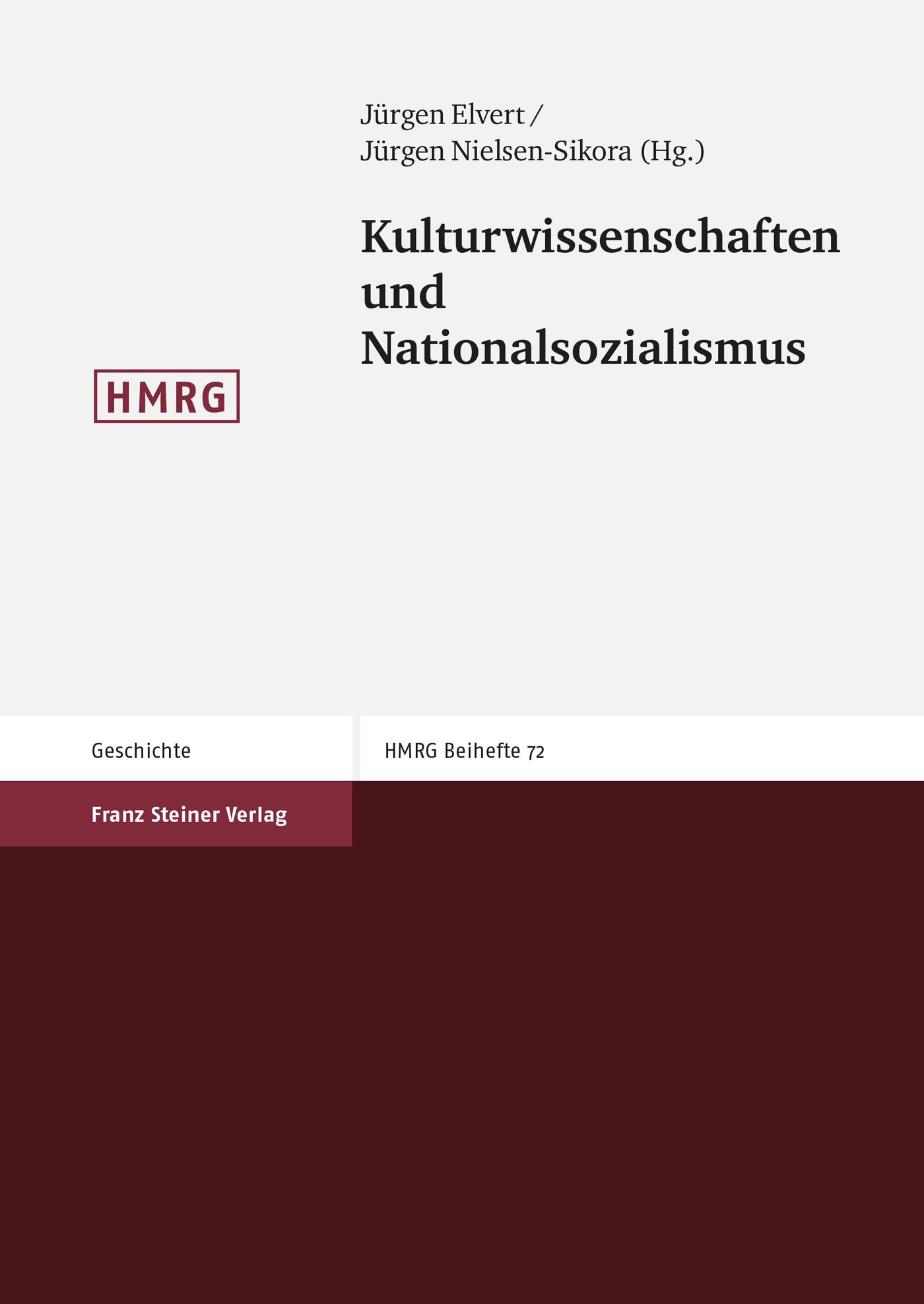 Kulturwissenschaften und Nationalsozialismus