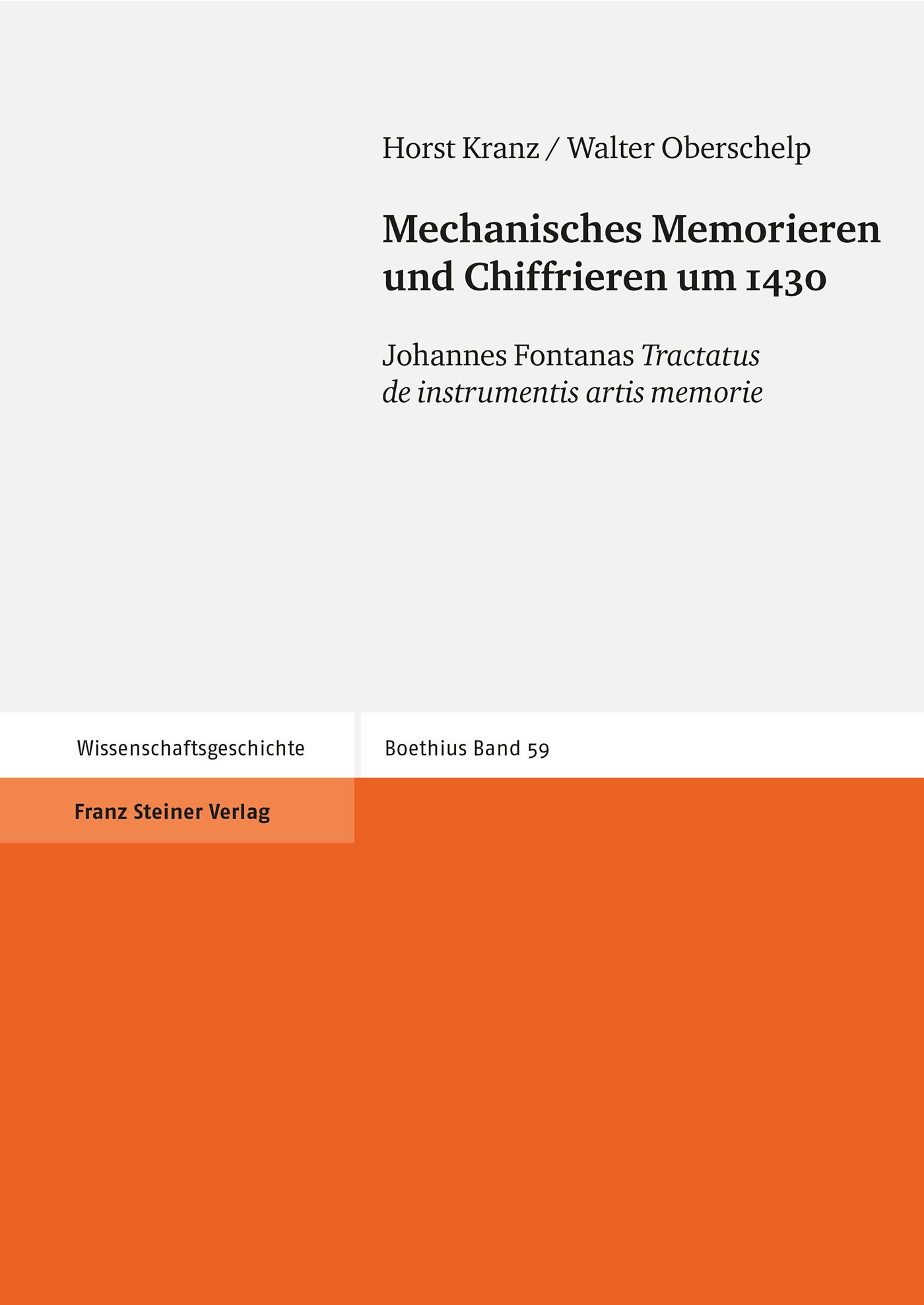 Mechanisches Memorieren und Chiffrieren um 1430