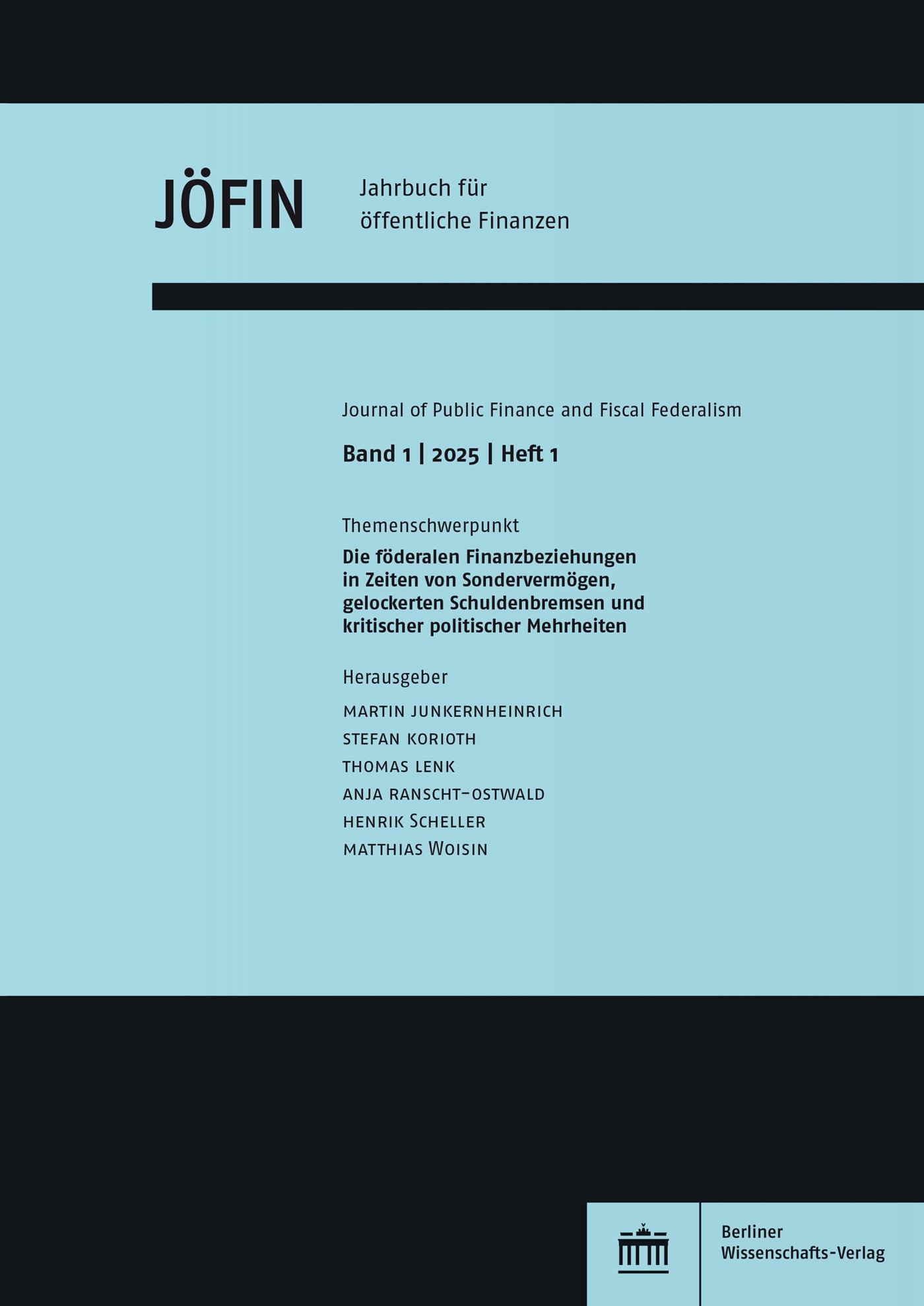 Jahrbuch für öffentliche Finanzen 1 (2025) 1