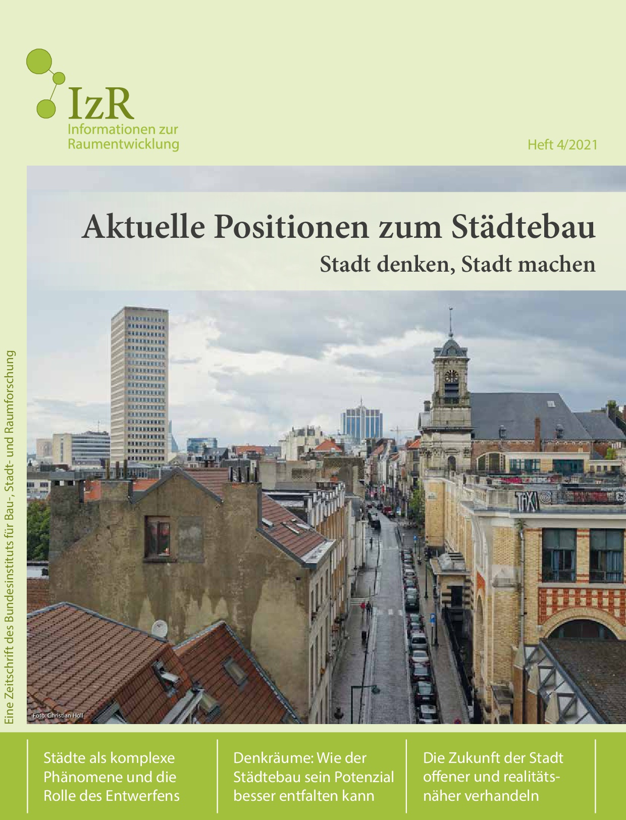 Cover der Zeitschrift IZR Heft 2021/4