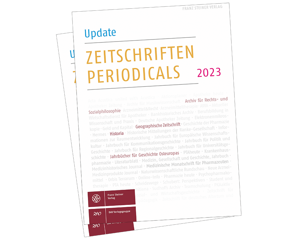 Cover Zeitschriftenkatalog 2022