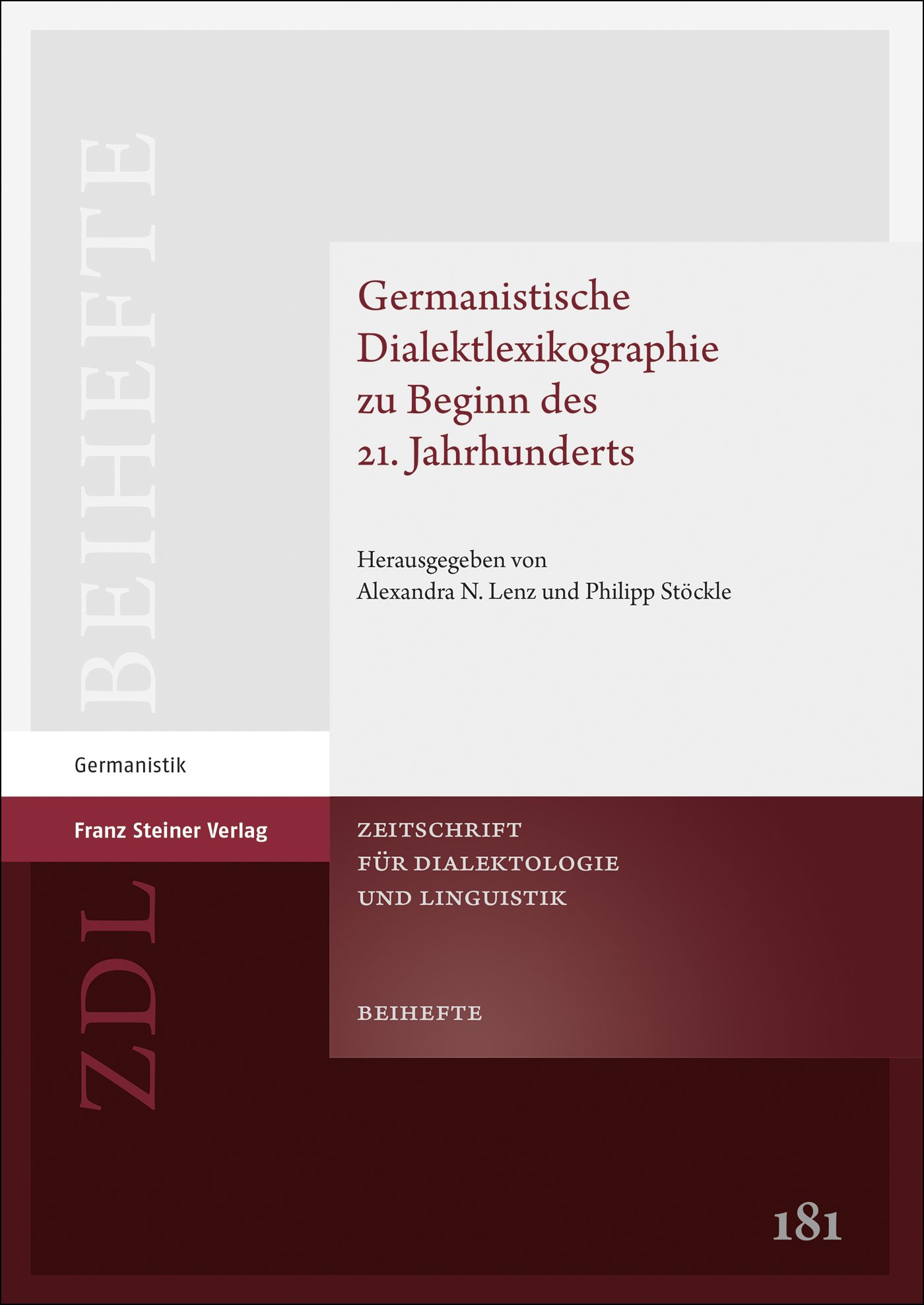 Germanistische Dialektlexikographie zu Beginn des 21. Jahrhunderts