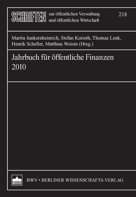 Jahrbuch für öffentliche Finanzen 2010
