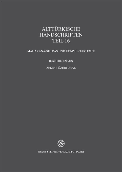 Alttürkische Handschriften