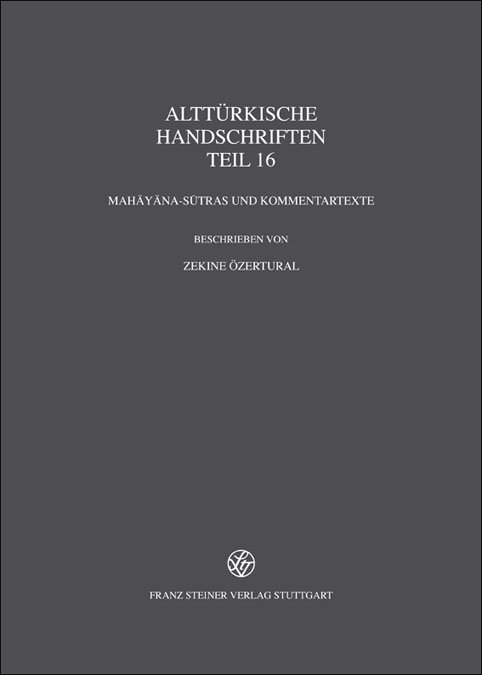Alttürkische Handschriften