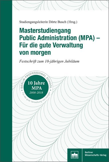 Masterstudiengang Public Administration (MPA) - Für die gute Verwaltung von morgen