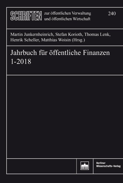 Jahrbuch für öffentliche Finanzen 1-2018