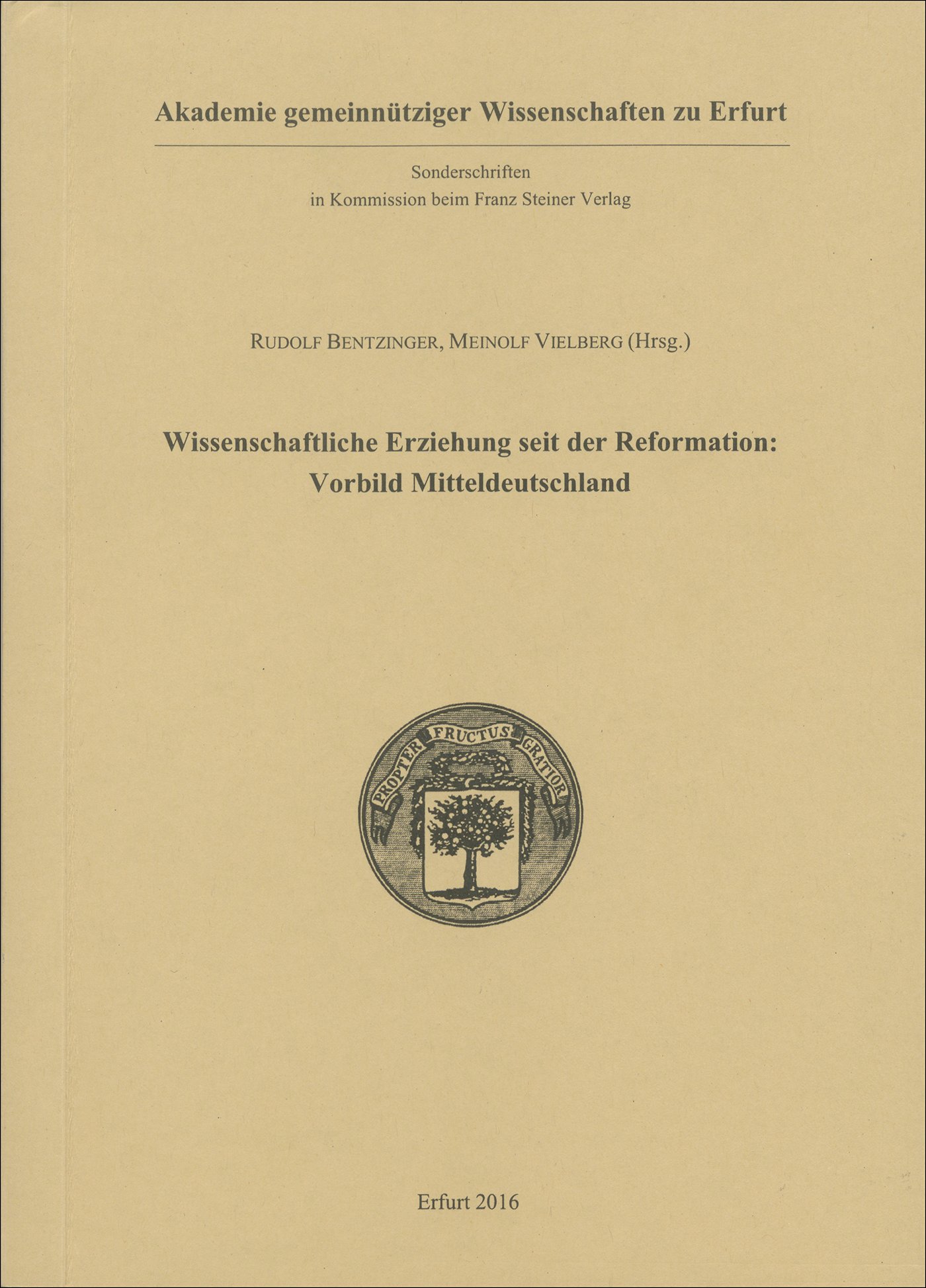Wissenschaftliche Erziehung seit der Reformation: Vorbild Mitteldeutschland