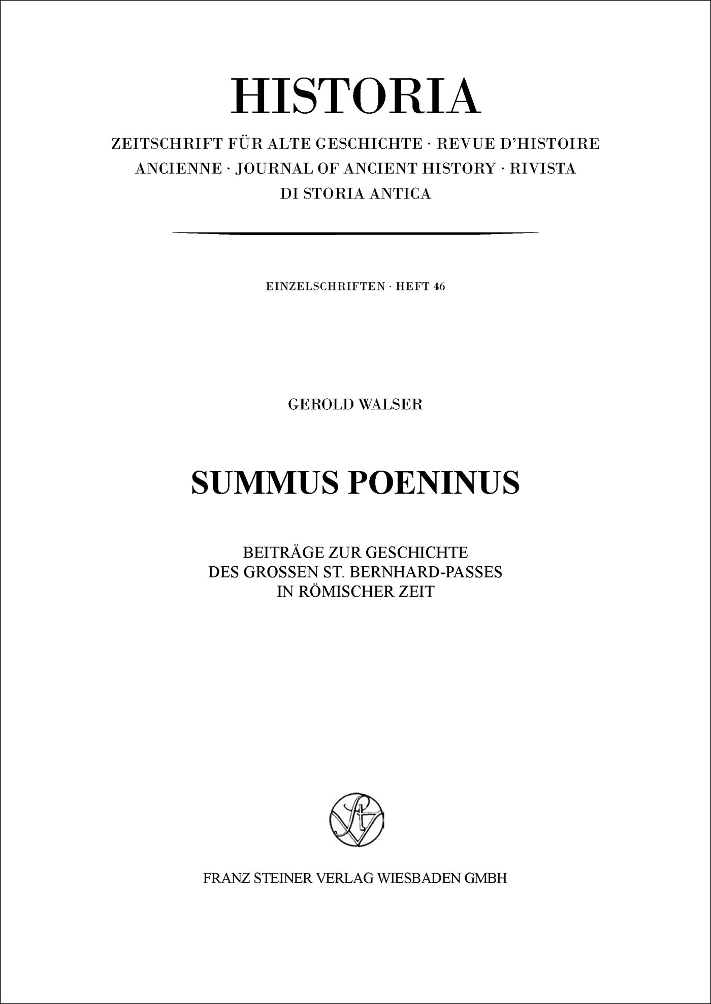 Summus Poeninus