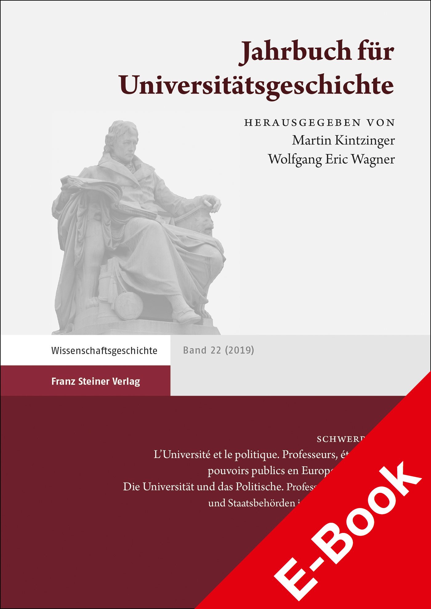 Jahrbuch für Universitätsgeschichte 22 (2019)