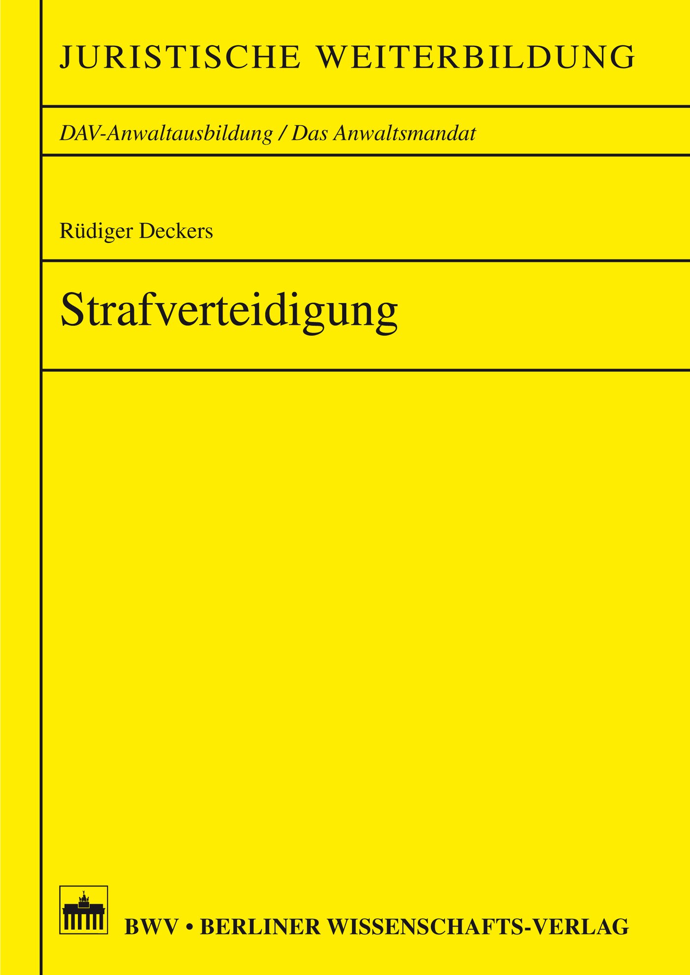 Strafverteidigung