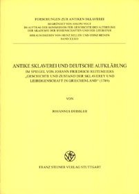 Antike Sklaverei und Deutsche Aufklärung 