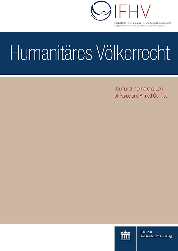 Humanitäres Völkerrecht - print + online