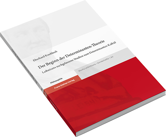 Coverabbildung von  Knobloch, Der Beginn der Determinanten-Theorie