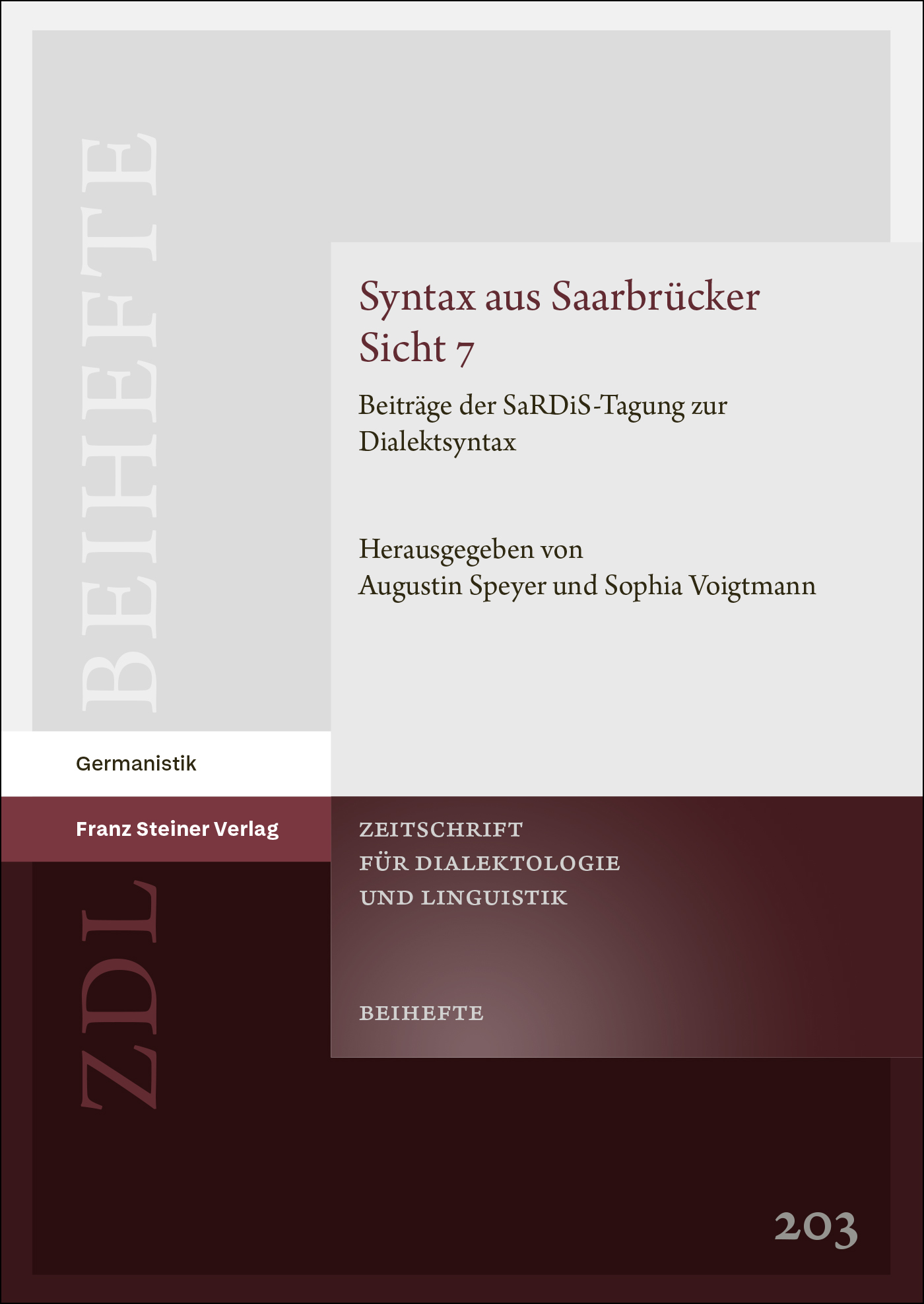 Syntax aus Saarbrücker Sicht 7