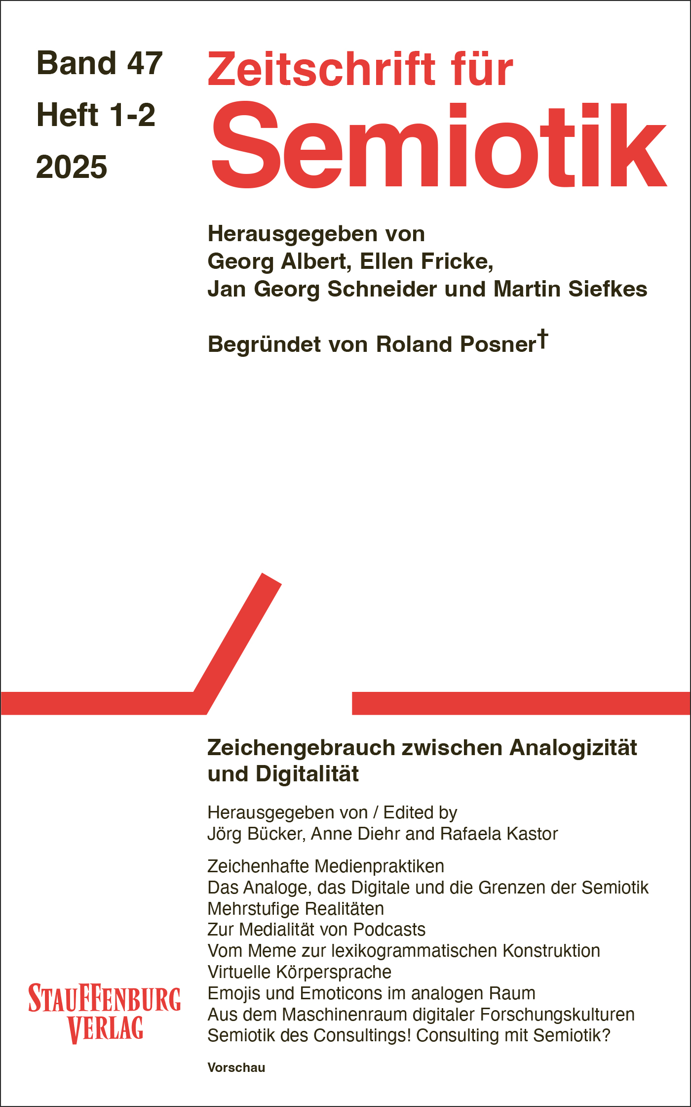 Zeitschrift für Semiotik 47 (2025) 1–2