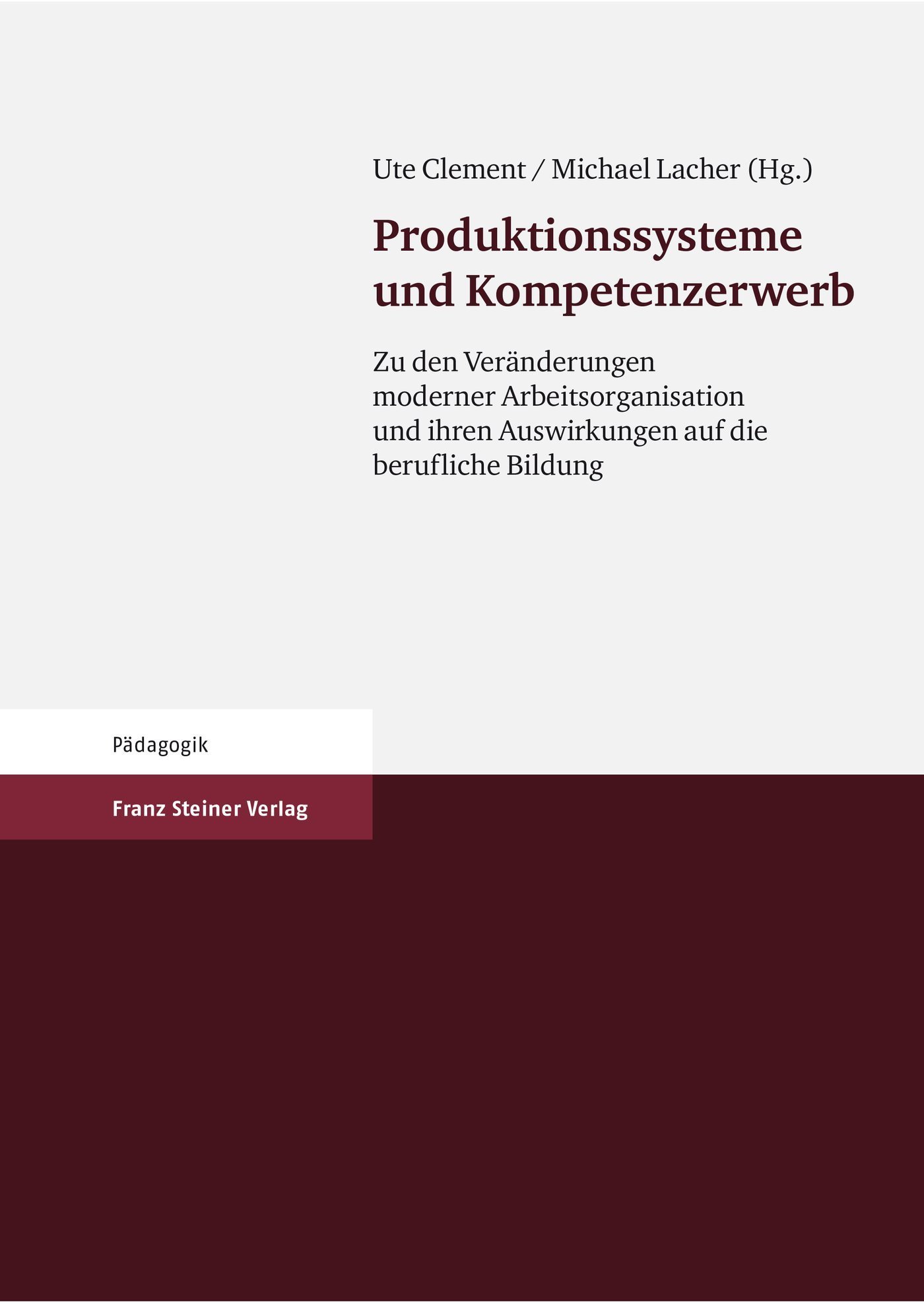 Produktionssysteme und Kompetenzerwerb