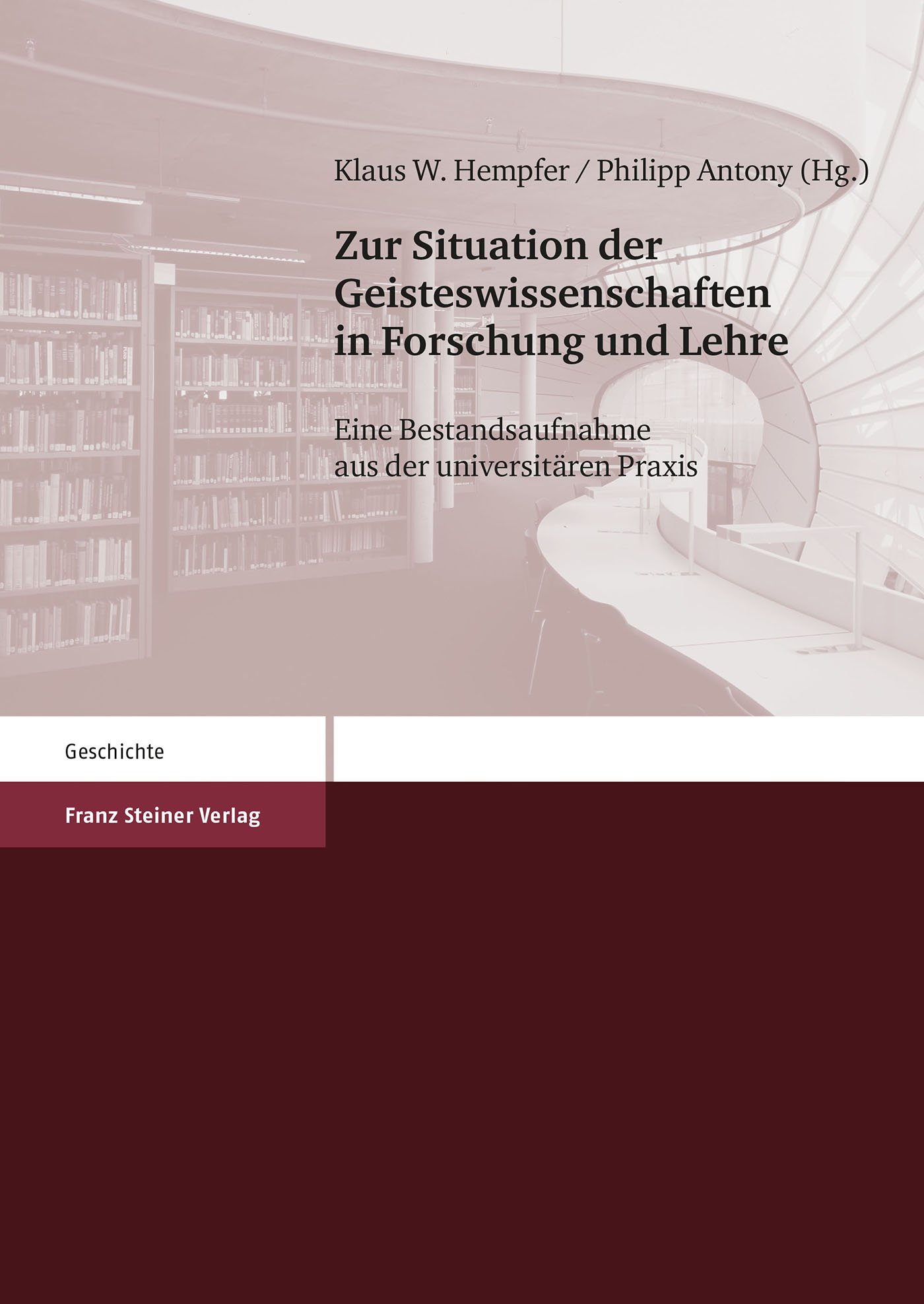 Zur Situation der Geisteswissenschaften in Forschung und Lehre