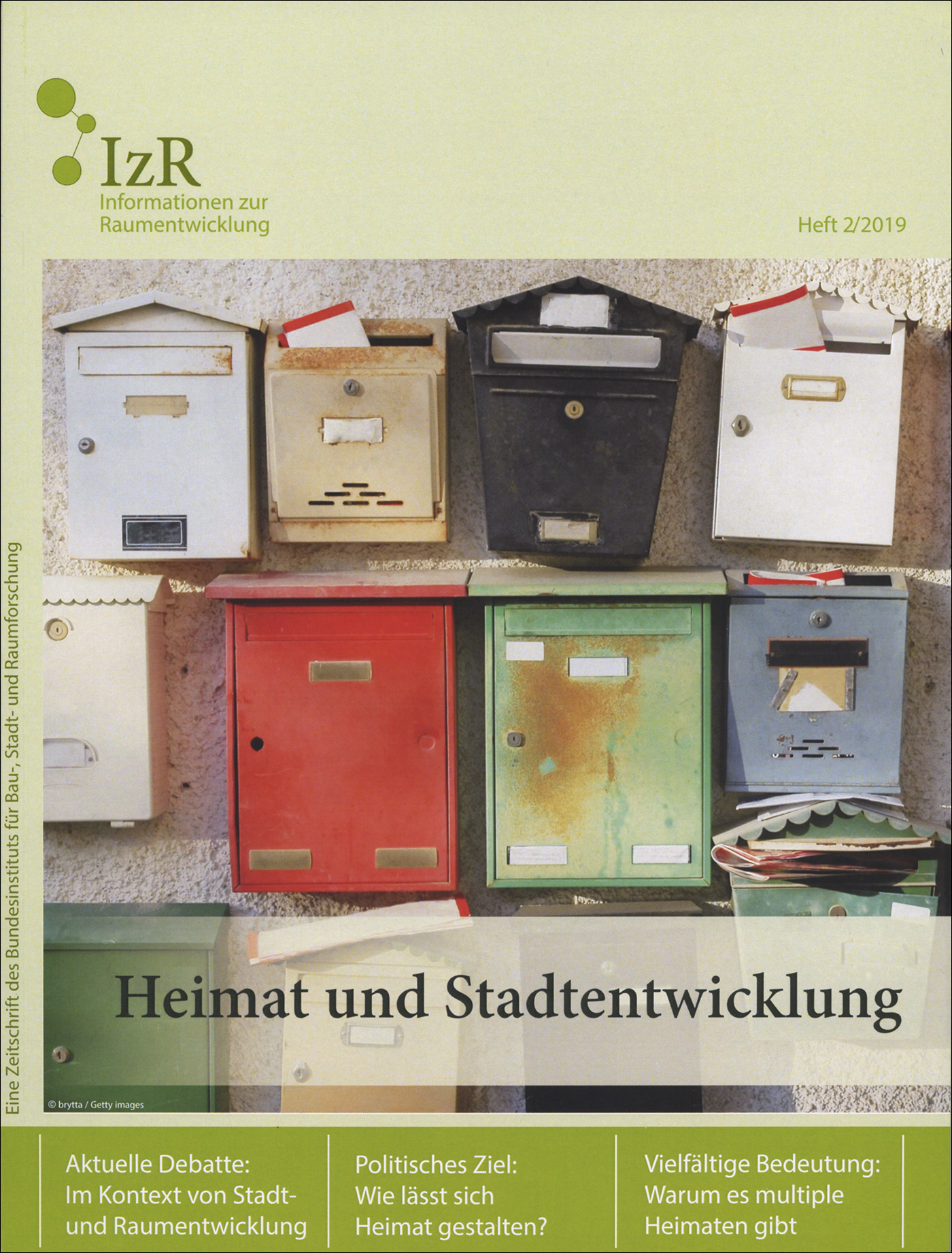 Cover der Zeitschrift IZR Heft 2019/2