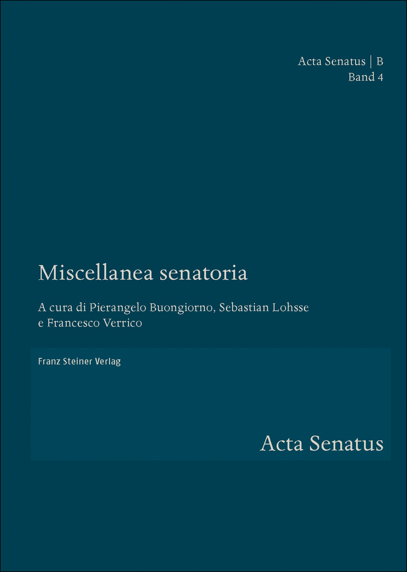 Miscellanea senatoria