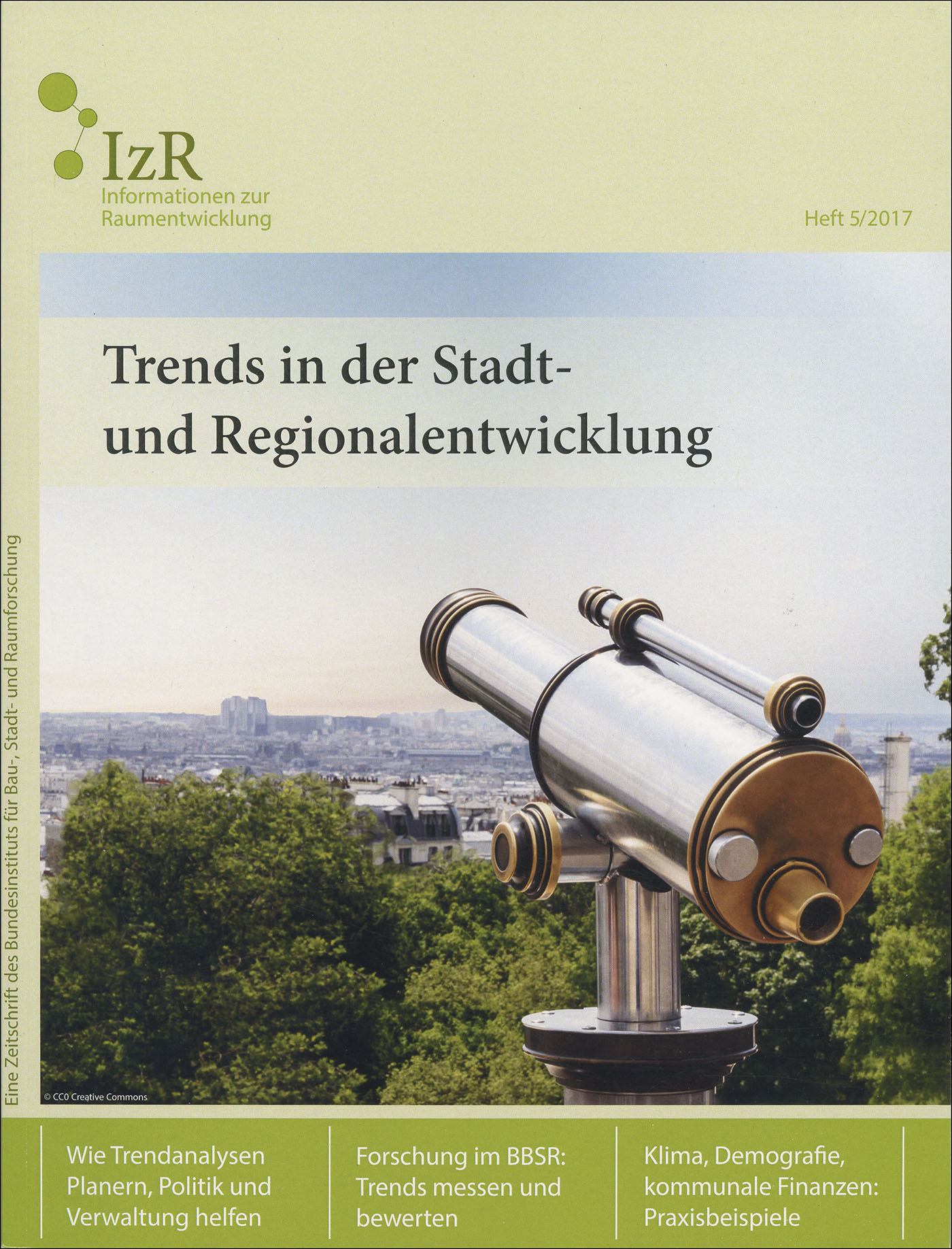 Cover der Zeitschrift IZR Heft 2017/5