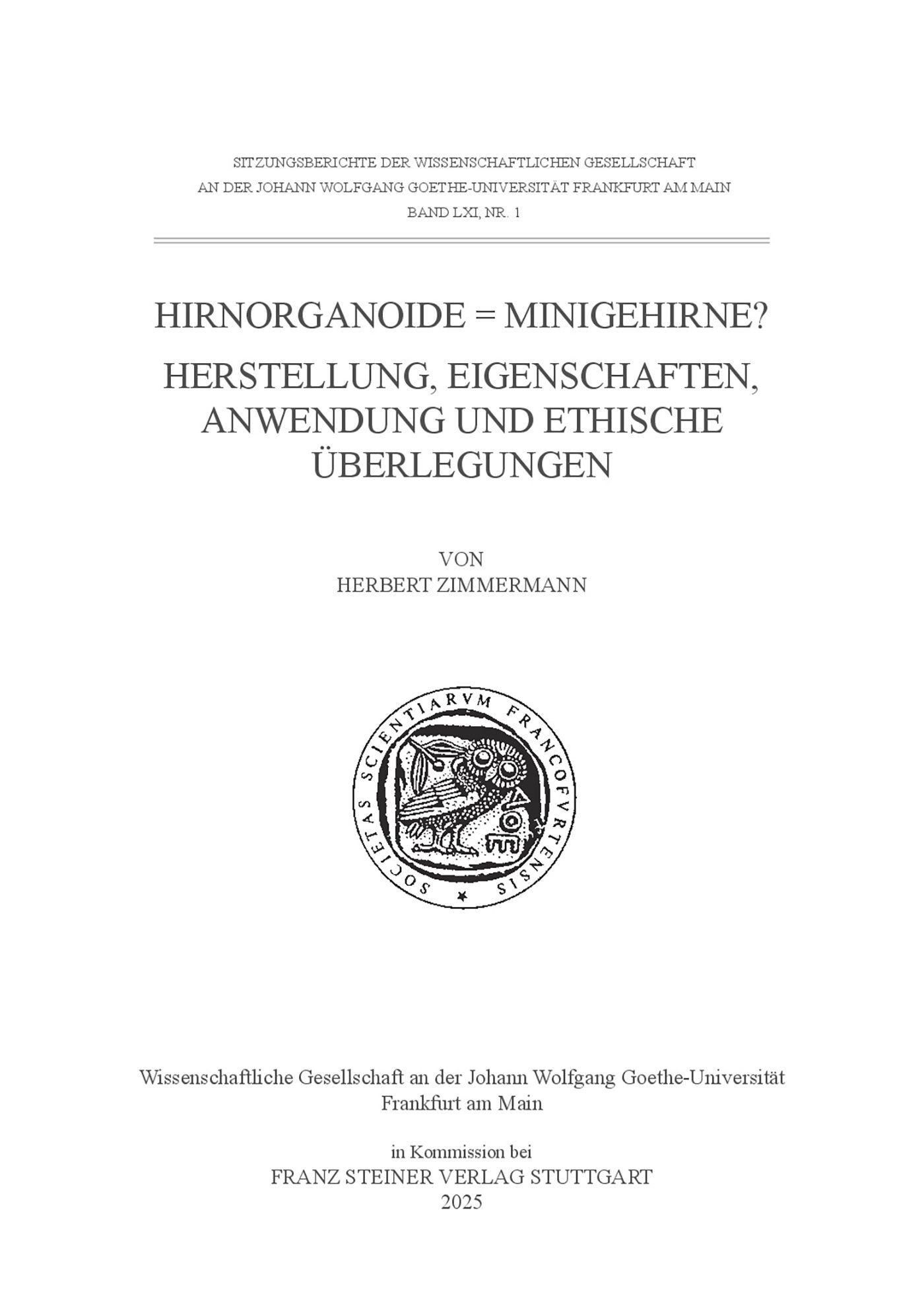 Hirnorganoide = Minigehirne?