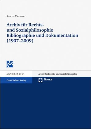 Archiv für Rechts- und Sozialphilosophie: Bibliographie und Dokumentation (1907-2009)