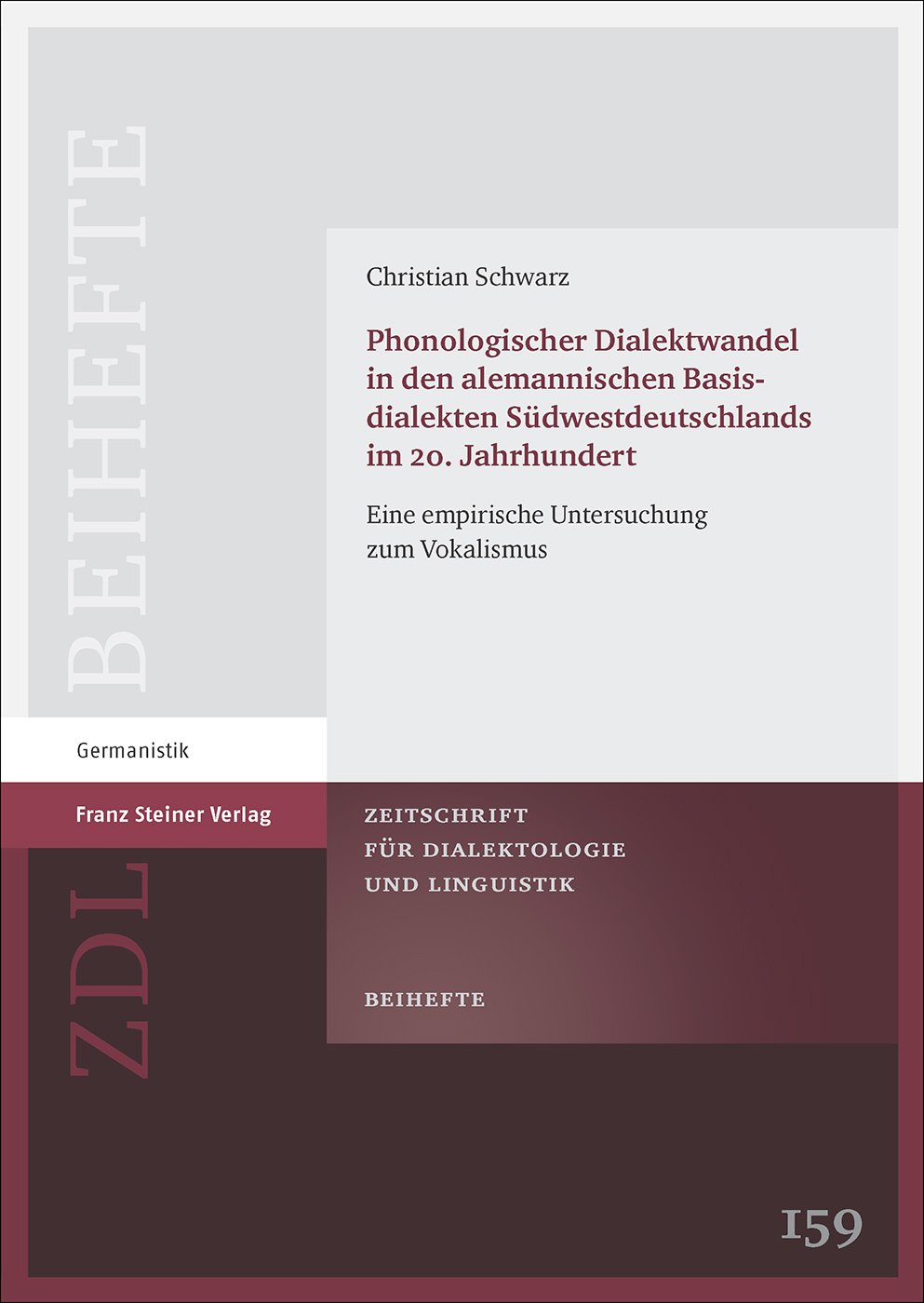 Phonologischer Dialektwandel in den alemannischen Basisdialekten Südwestdeutschlands im 20. Jahrhundert