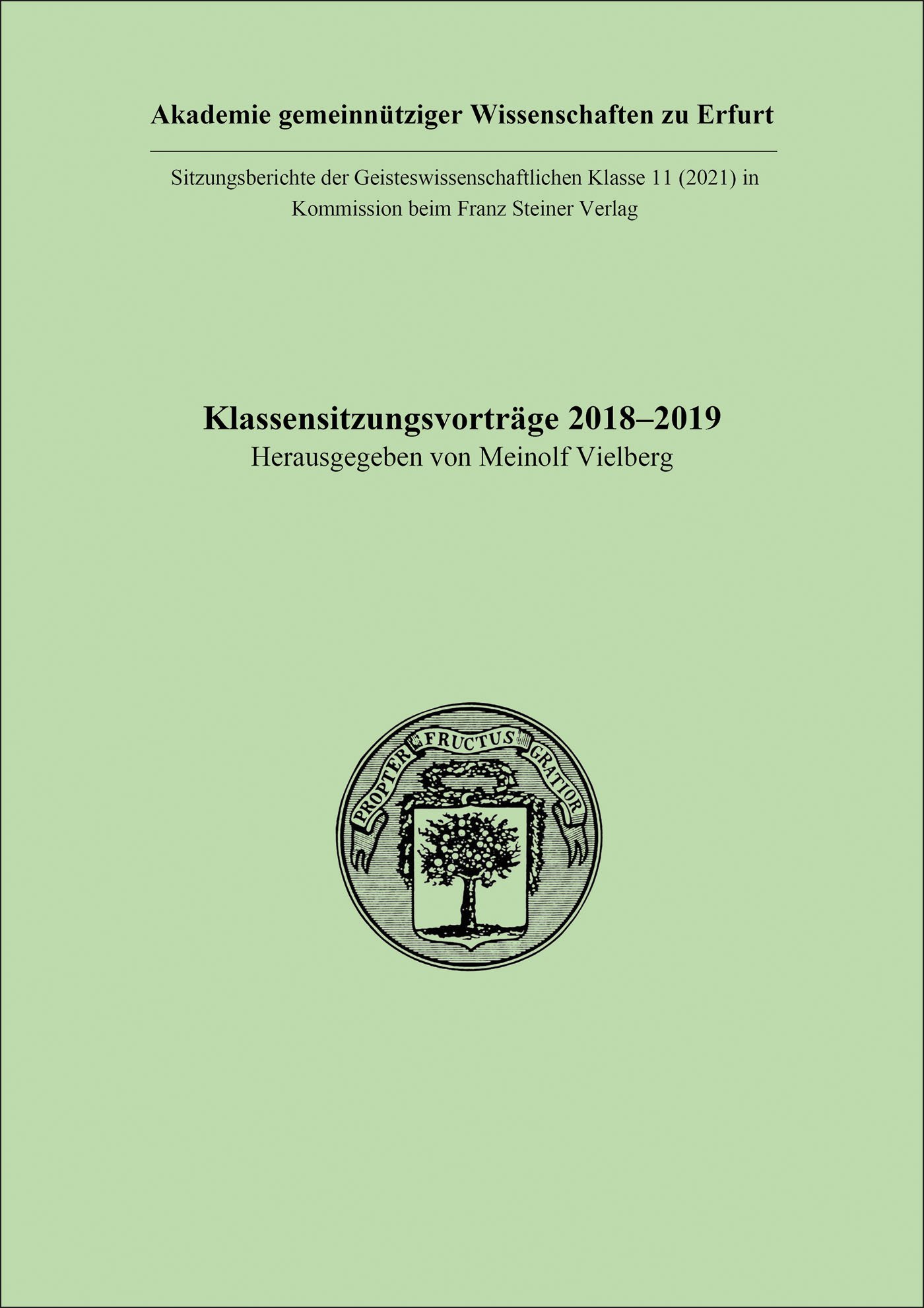 Klassensitzungsvorträge 2018–2019