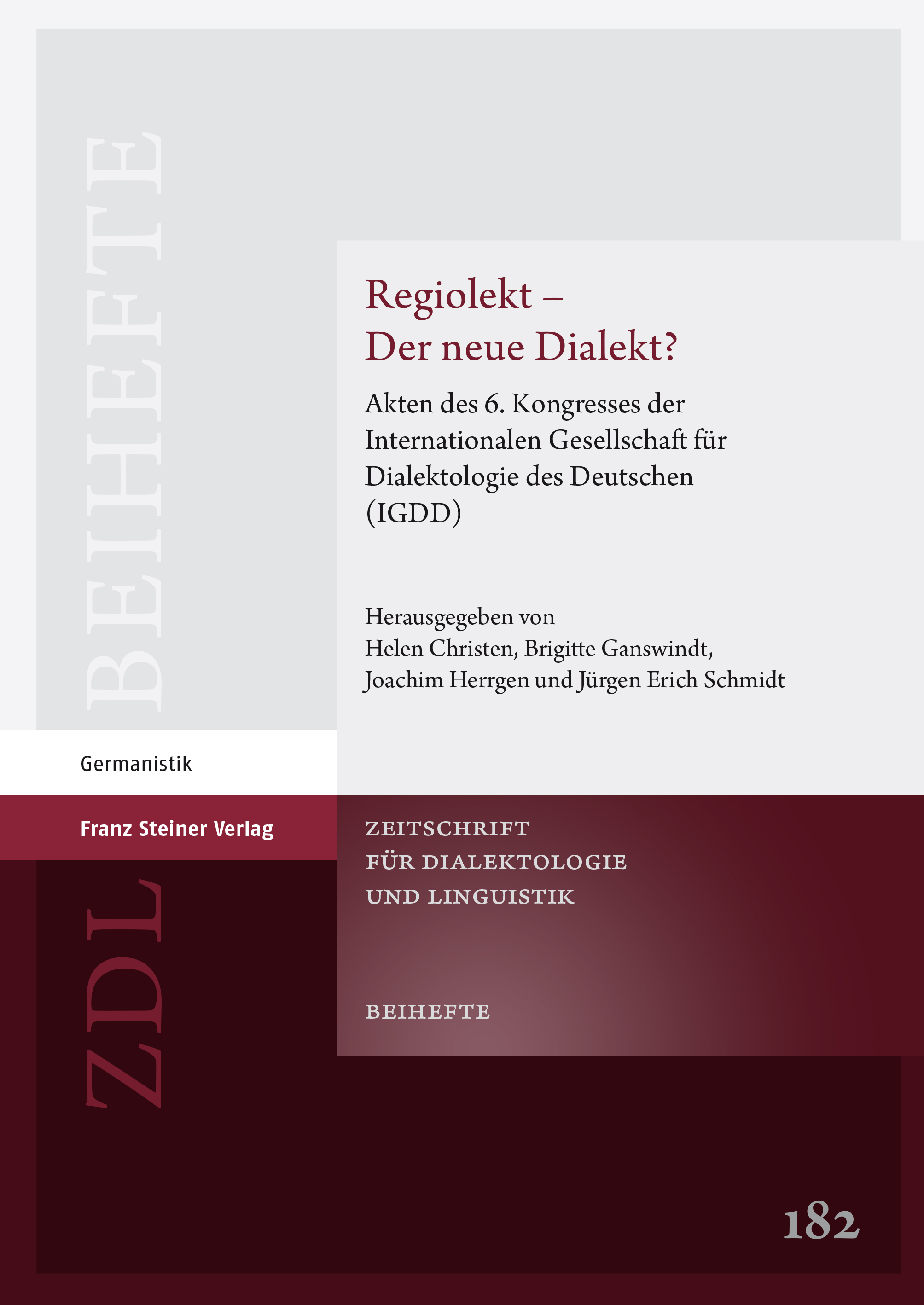 Regiolekt – Der neue Dialekt?