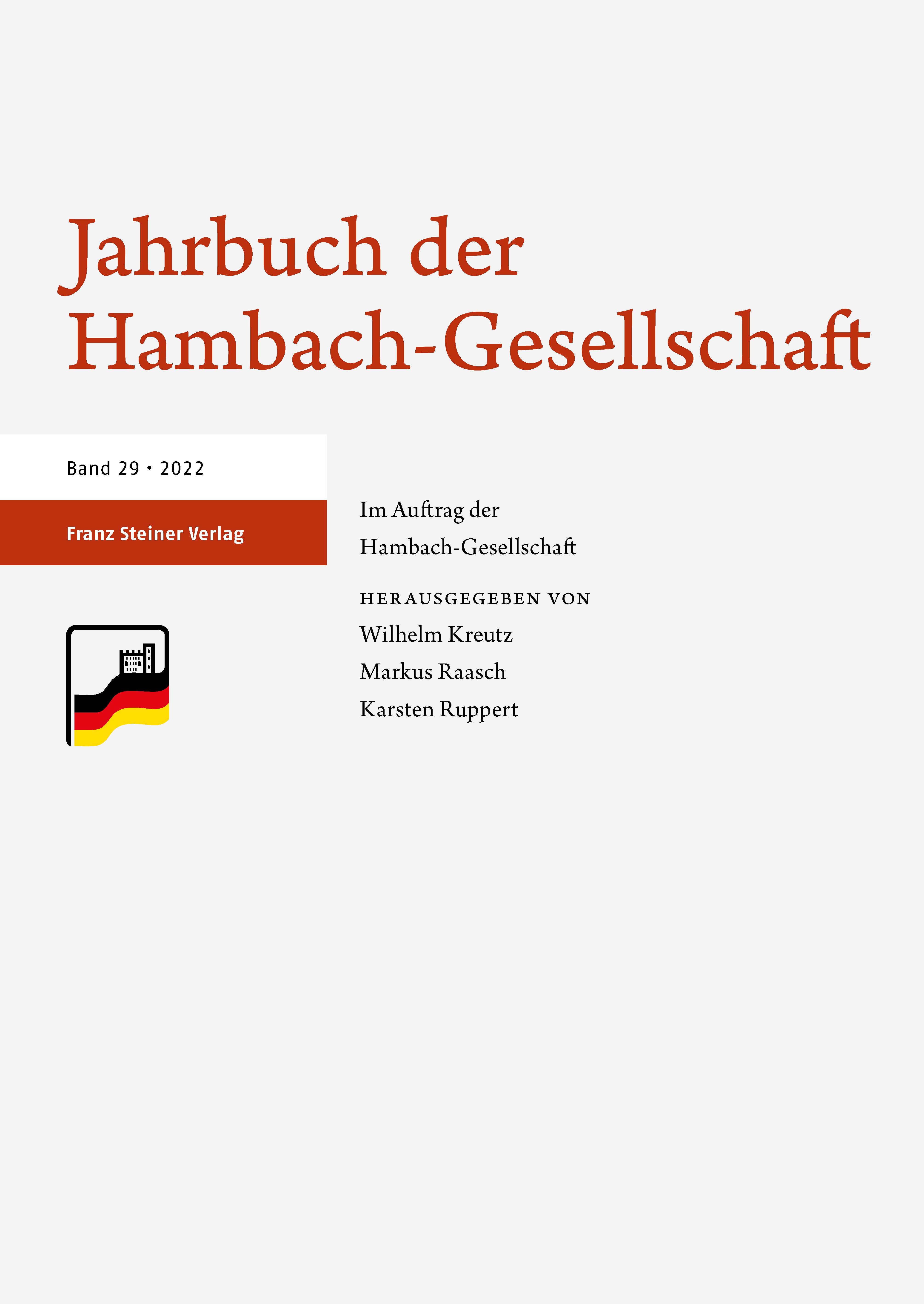 Jahrbuch der Hambach-Gesellschaft 29 (2022)