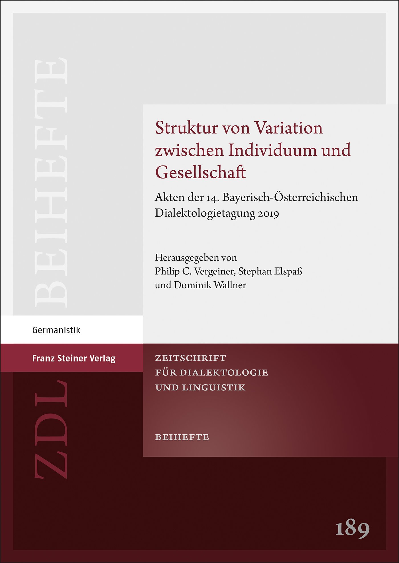 Struktur von Variation zwischen Individuum und Gesellschaft