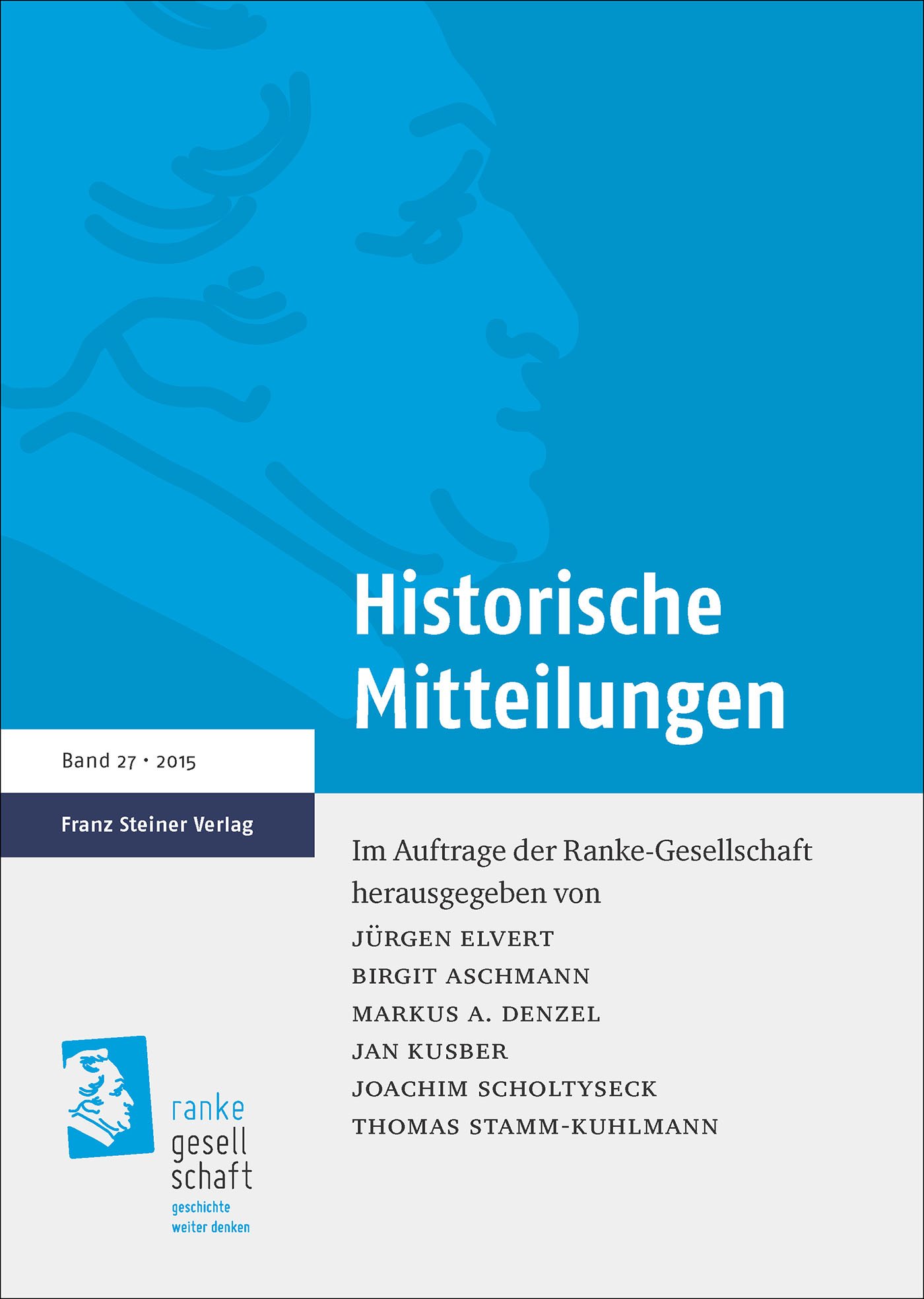Historische Mitteilungen 27 (2015)