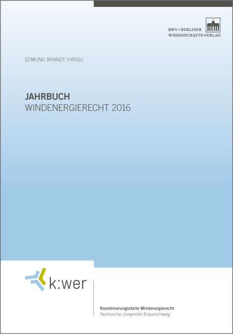 Jahrbuch Windenergierecht 2016