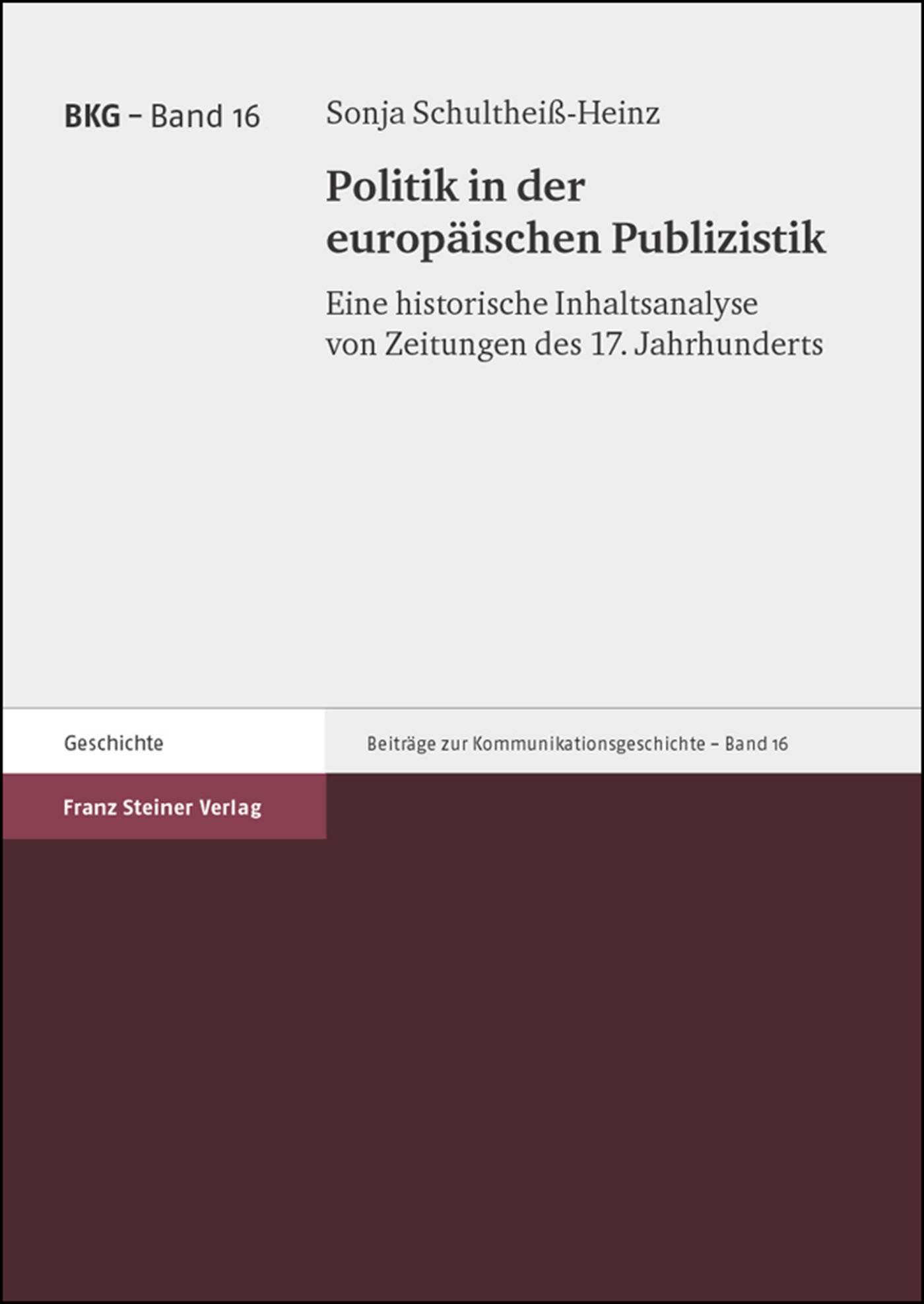 Politik in der europäischen Publizistik