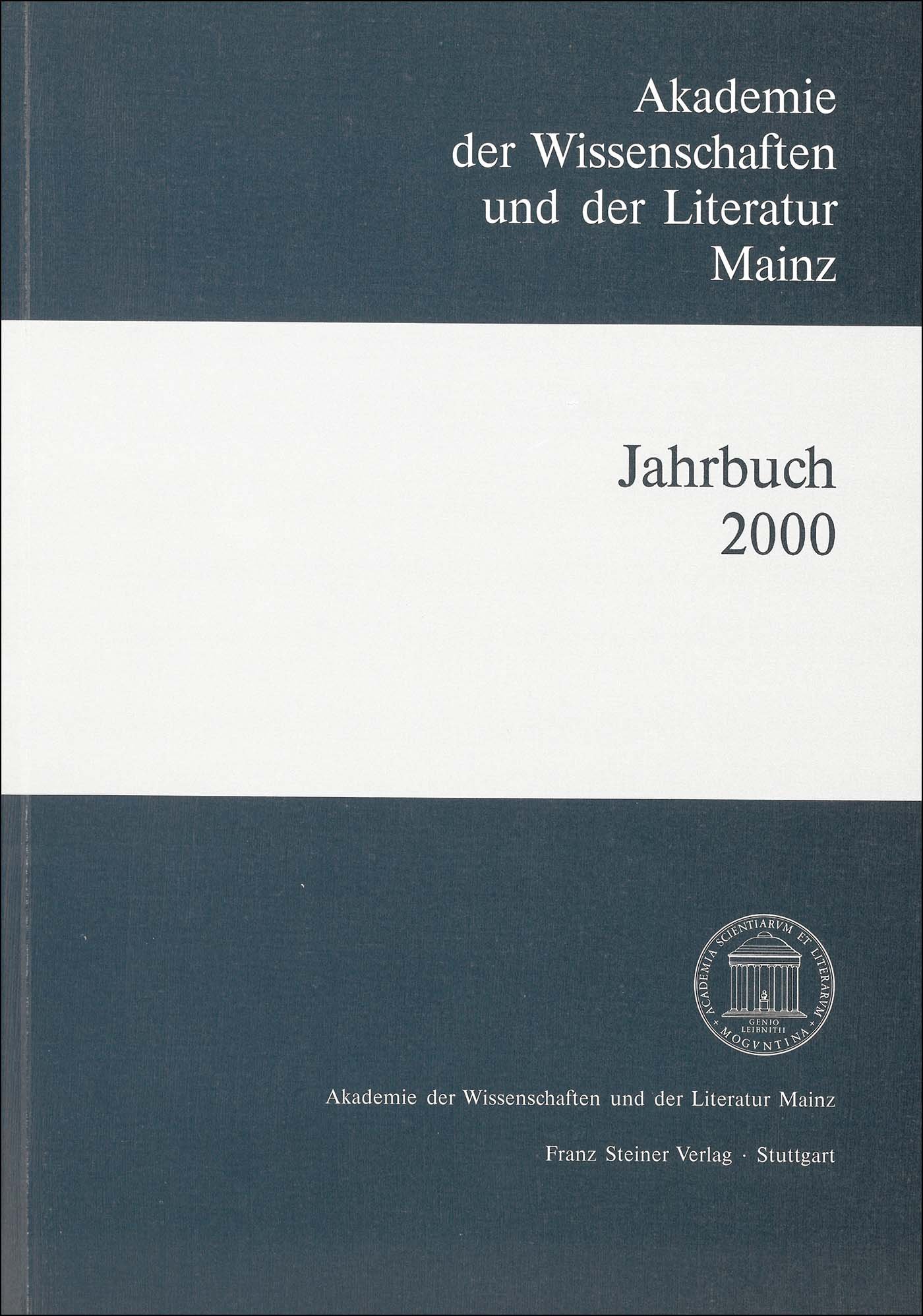Akademie der Wissenschaften und der Literatur Mainz – Jahrbuch 51 (2000)