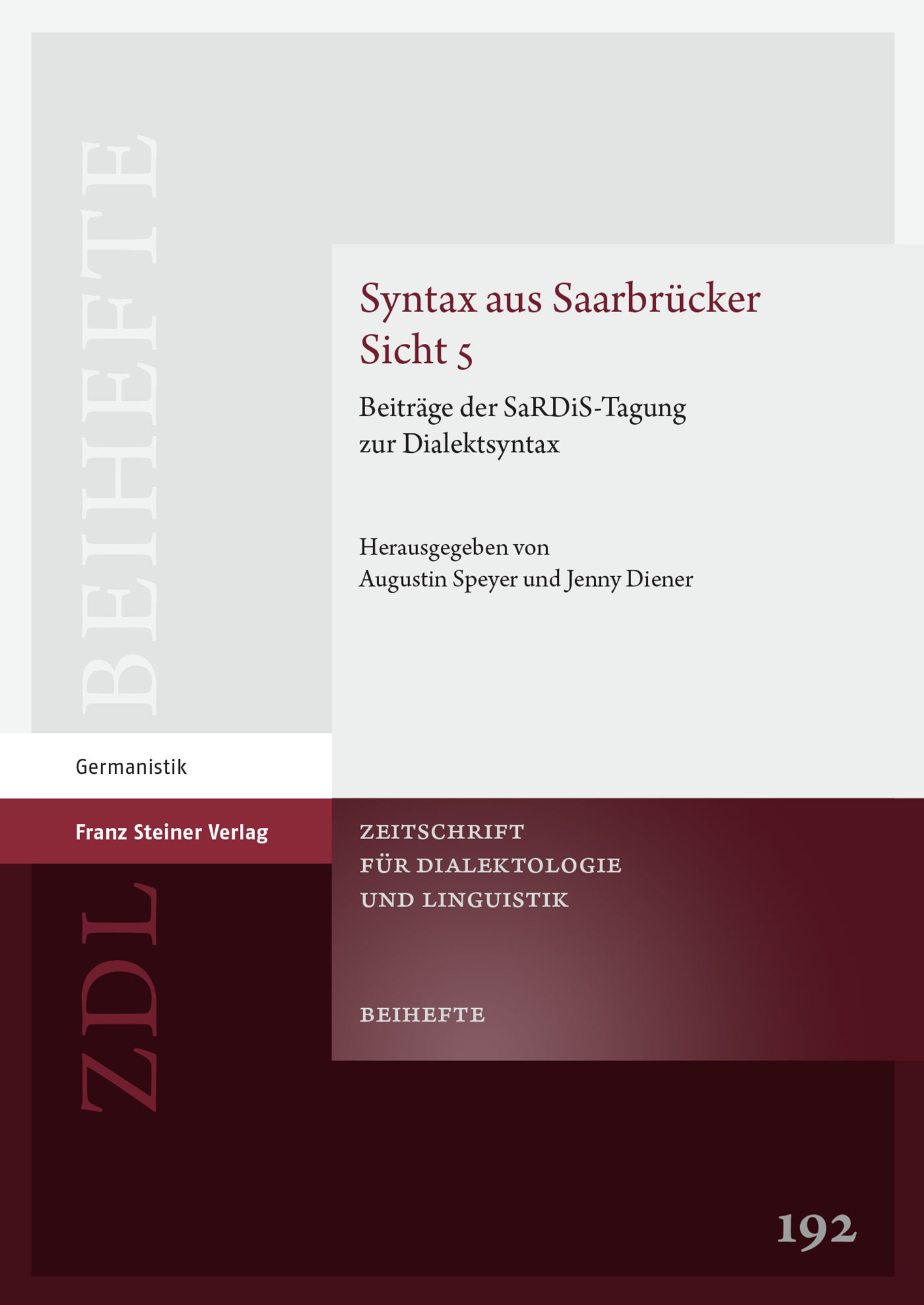 Syntax aus Saarbrücker Sicht 5