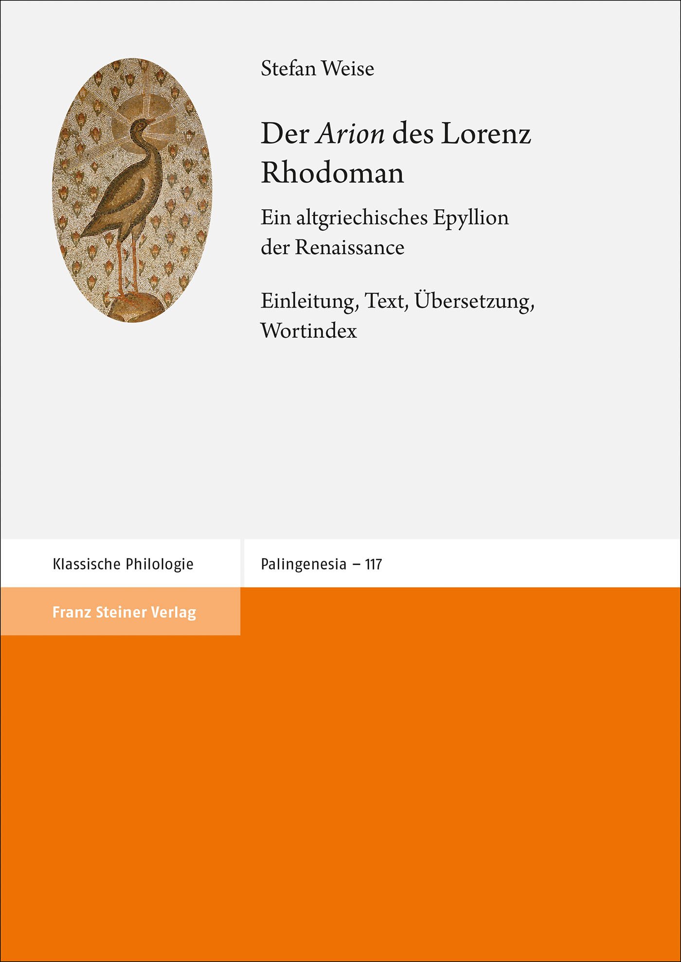 Der „Arion“ des Lorenz Rhodoman
