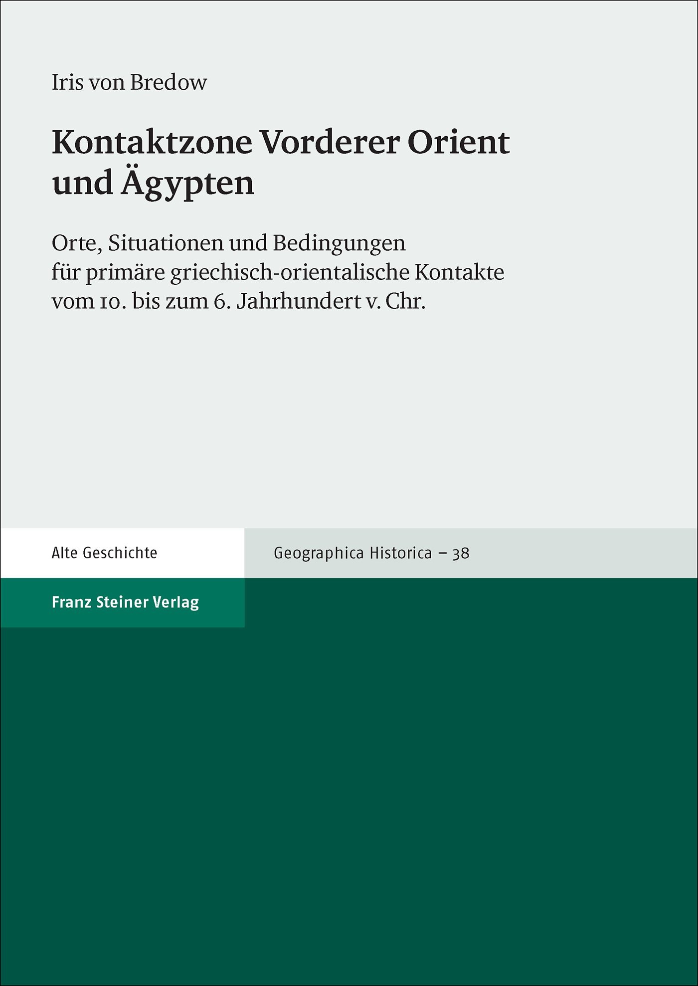 Kontaktzone Vorderer Orient und Ägypten